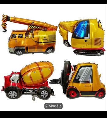 Ballon gonflable engin chantier