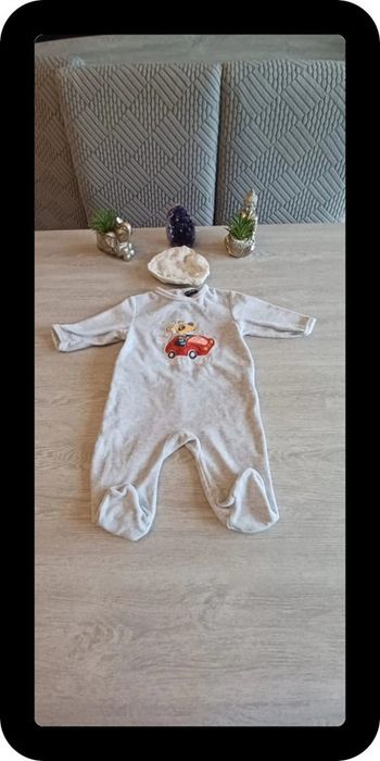 Pyjama en velours 6 mois