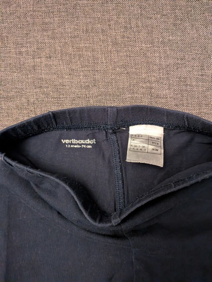 Lot de 5 leggings - 12 mois - Multi marques - Très bon état - photo numéro 3