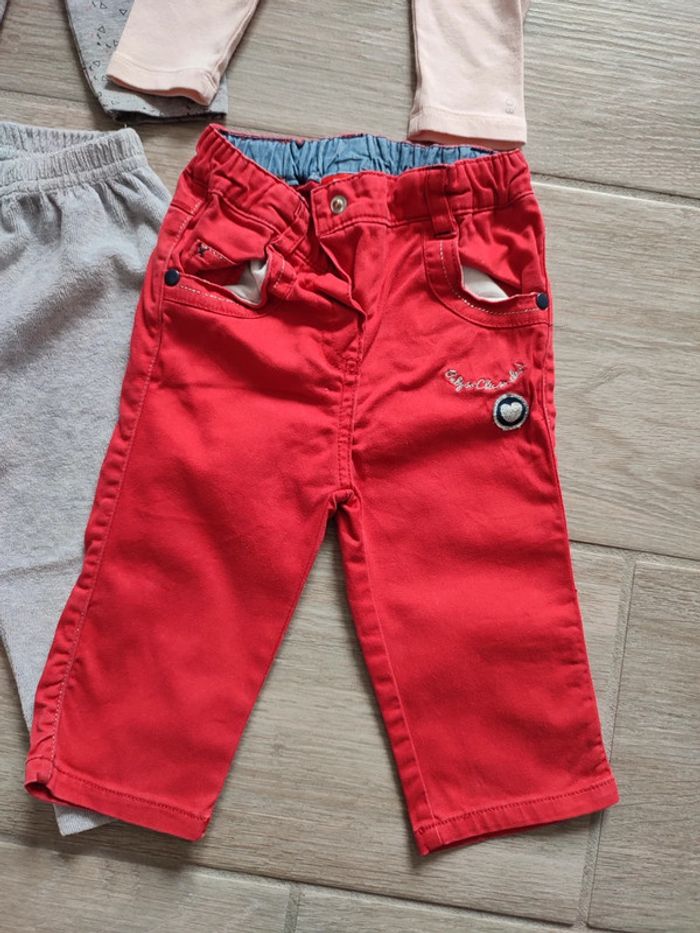 Lot 4 pantalons 9 mois - photo numéro 2