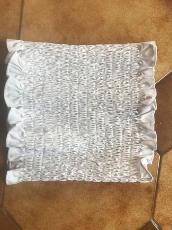 Bandeau plissé blanc taille S