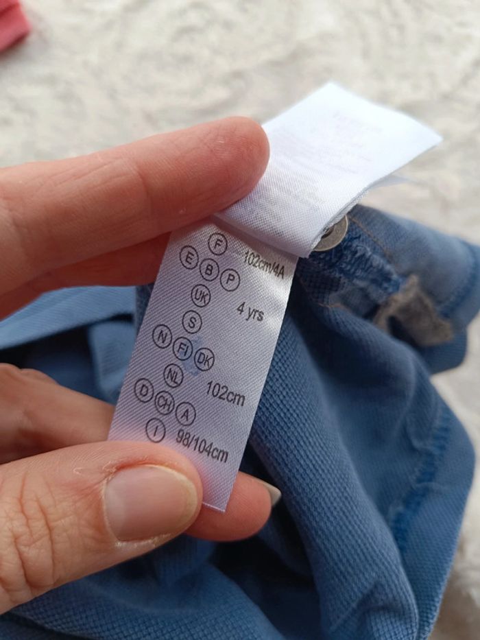 Lot de 2 polos manches courtes Garçon 4 ans Amérique Vertbaudet 100% coton - photo numéro 17