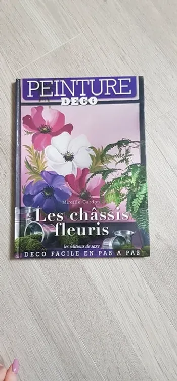 Livre "Les châssis fleuris" pour apprendre à peindre
