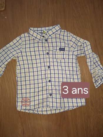 Chemise 3 ans