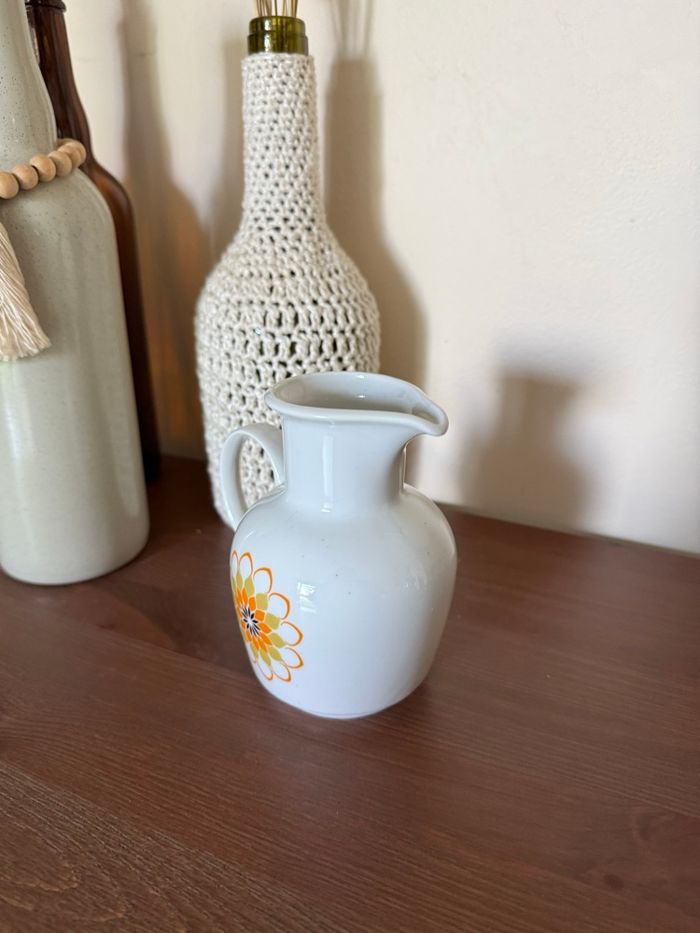 Crémier motif floral médaillon alpin - photo numéro 3