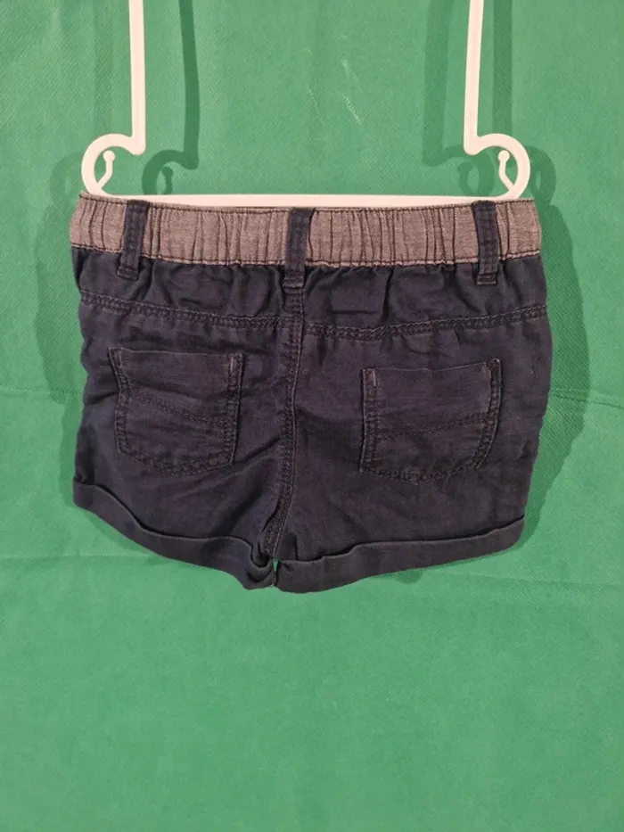 Short 12 mois (74 cm) bleu marine Obaïbi - photo numéro 2