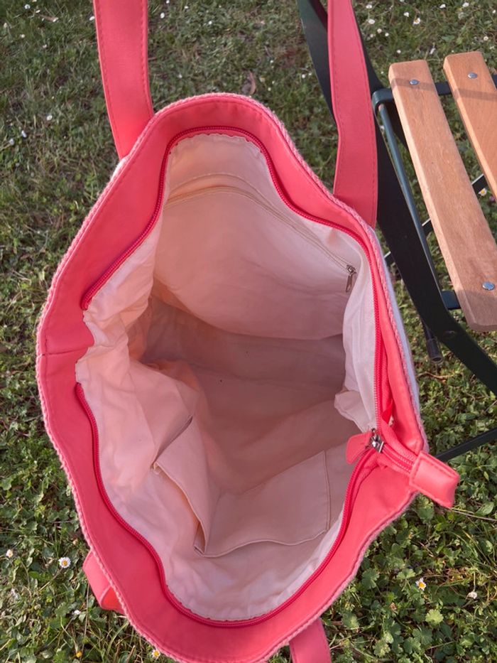 Sac marinière rose bonbon - photo numéro 3
