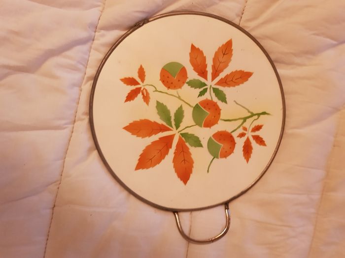 Plateau en céramique et métal