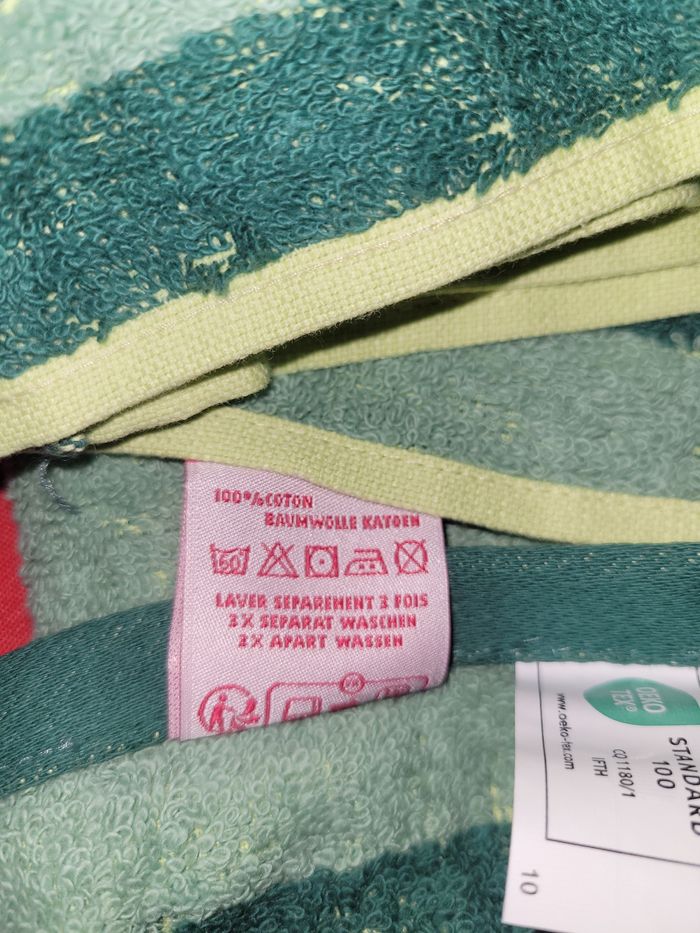 Lot serviettes et gants modèle douceur du matin - photo numéro 8