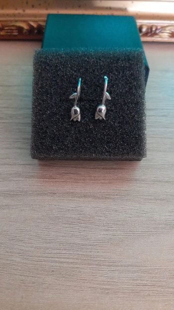 boucles d'oreilles tulipes 925