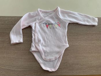 Body manches longues pat et ripaton 1 mois