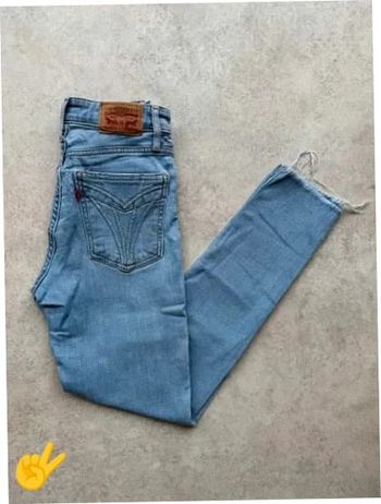Jeans Levi's 721 W26 FR36 coupe skinny bleu Femme Women pan597b