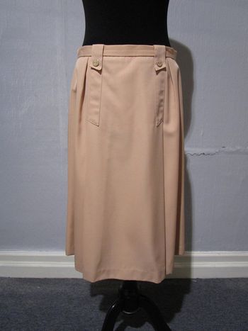 Jupe vintage abricot Gérard Pasquier 42 TBE