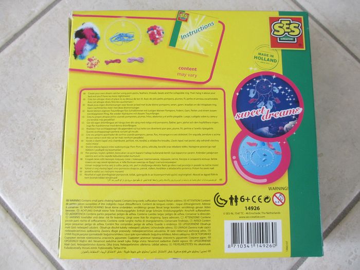 Kit de création attrape-rêve à créer SES Creative - photo numéro 3