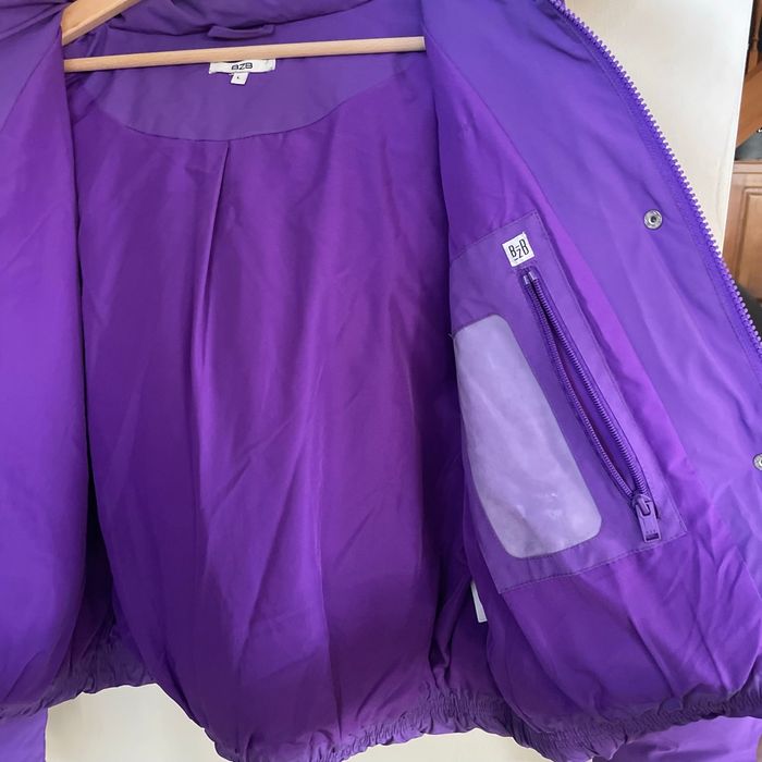 Doudoune violette BZB Taille L rembourrage chaud coupe courte V050 - photo numéro 8