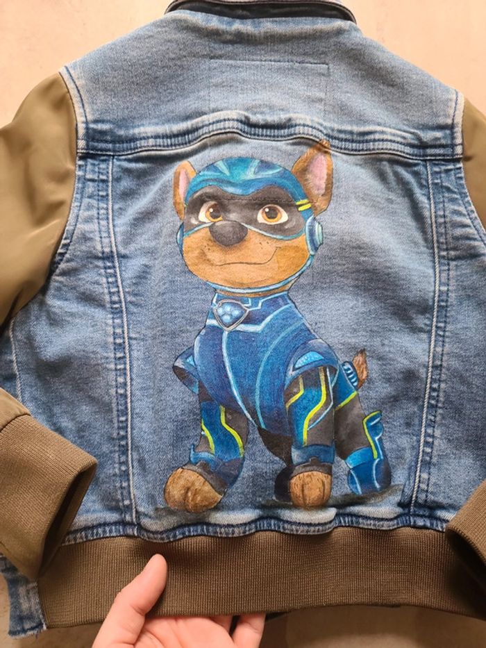 Veste en jean pat patrouille - photo numéro 2