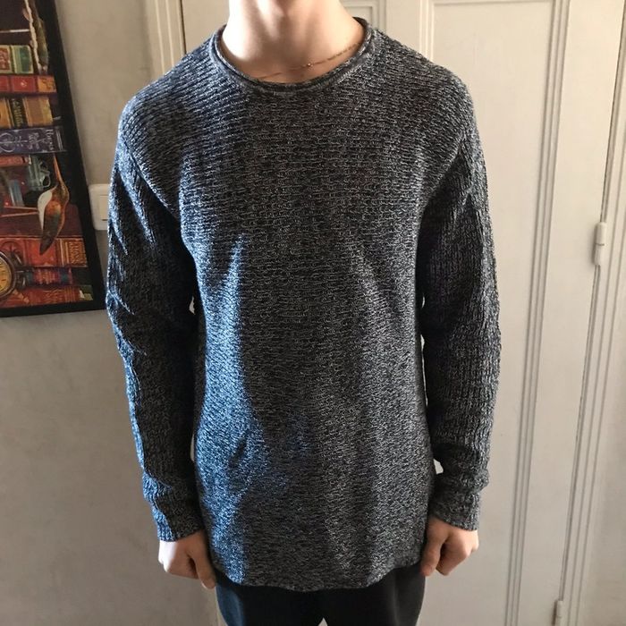 Pull gris chiné marque Only & Sons taille M