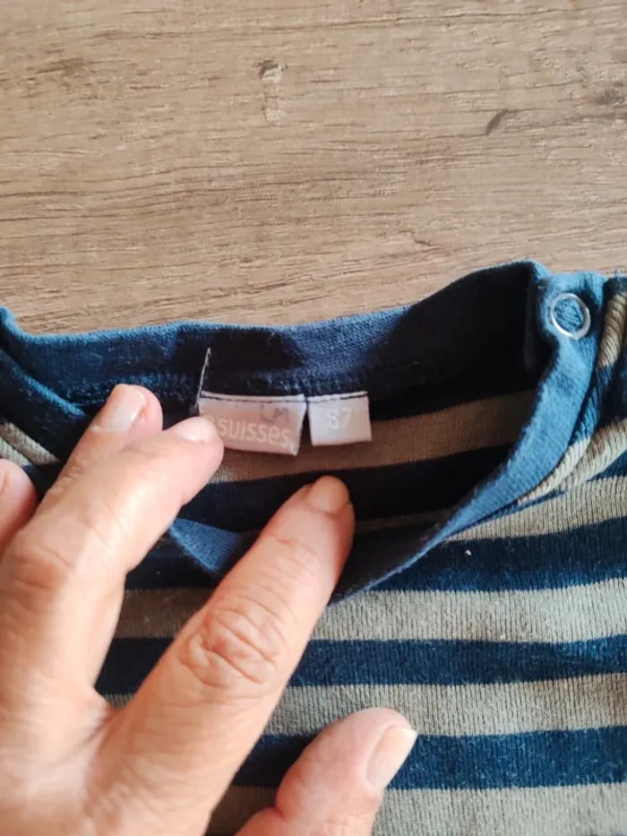 Tee shirt manches longues 67 cm - photo numéro 5