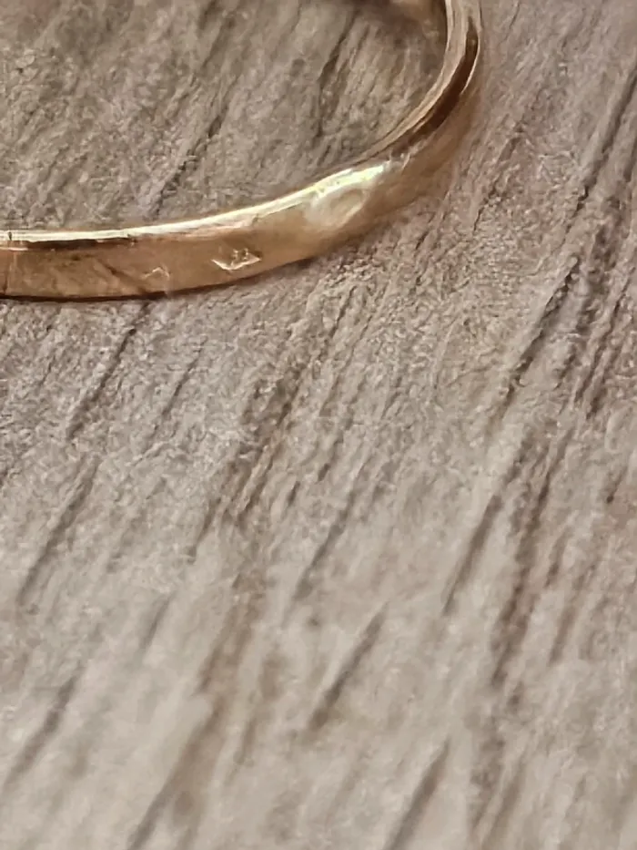 Bague or 18 carats – Taille 53/54 – pierre blanche scintillante - photo numéro 9