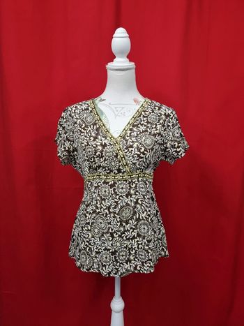 Armand Thiery blouse marron * taille 1 *