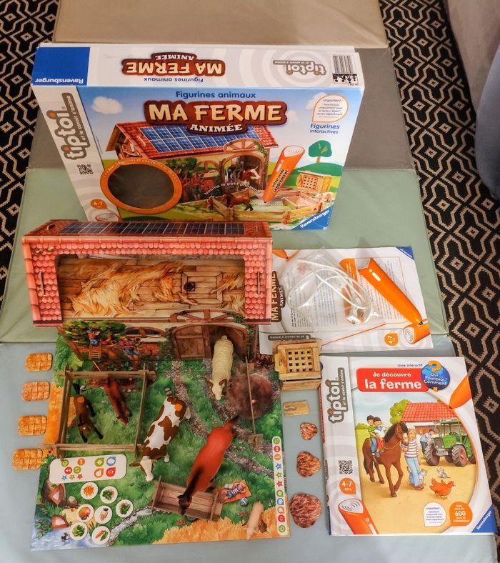 Stylo lecteur Tiptoi+ Je découvre la ferme + ma ferme animée - photo numéro 2