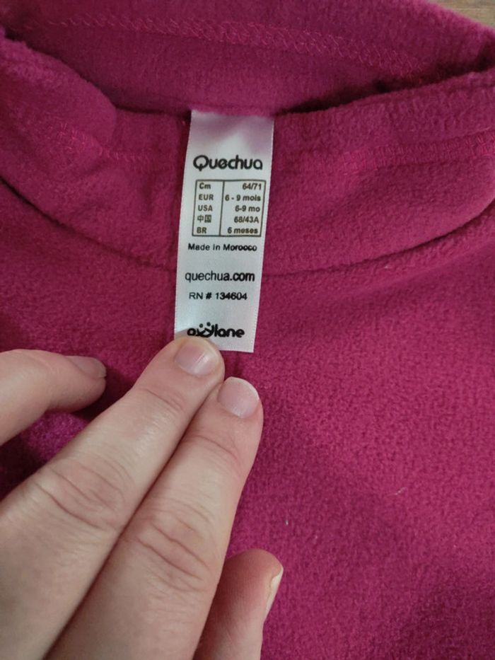 Pull polaire quechua - photo numéro 2