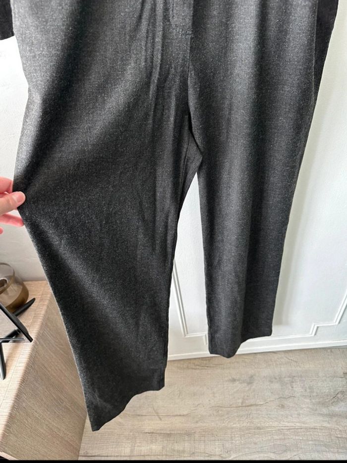 Combinaison pantalon en laine avec ceinture grise taille 46 Sézane - photo numéro 7