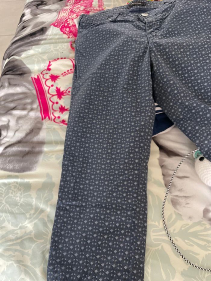 Pantalon enduit bleu 42 - photo numéro 6