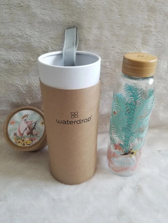 Bouteille en verre Lena Hoscheck waterdrop - photo numéro 2