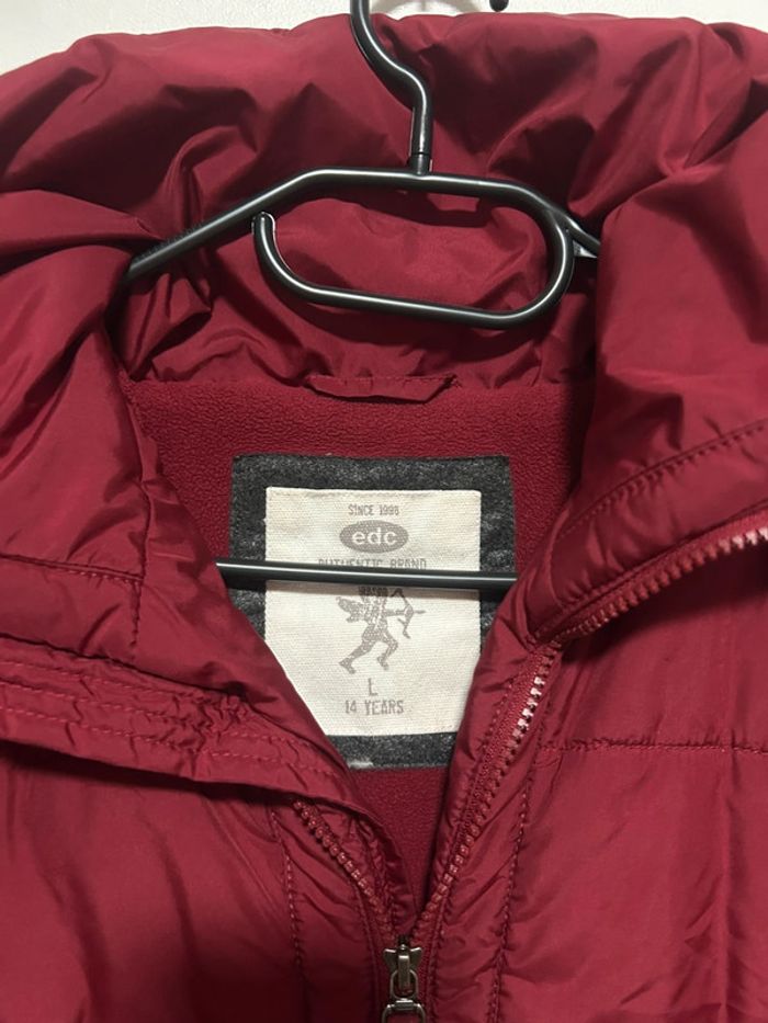 Jolie doudoune matelassée • bordeaux • taille M • EDC / Esprit - photo numéro 3