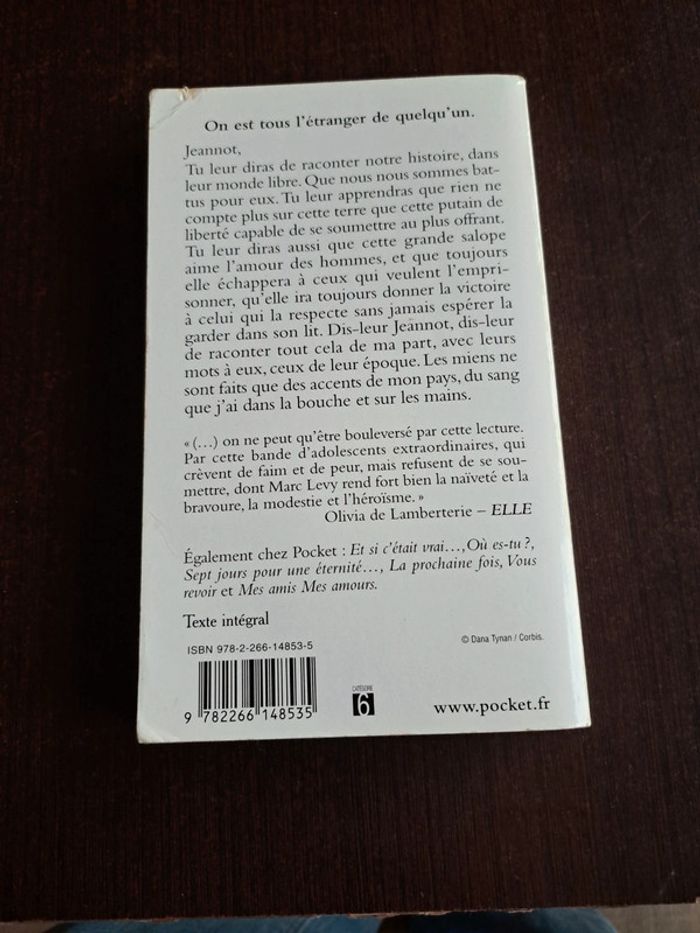 Livre Les enfants de la liberté de Marc Lévy - photo numéro 2