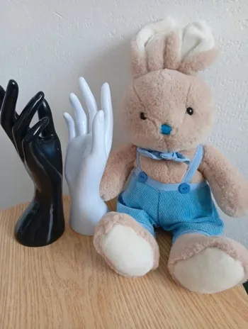 Peluche douce lapin vintage de Pâques easter's rabbit 40cm