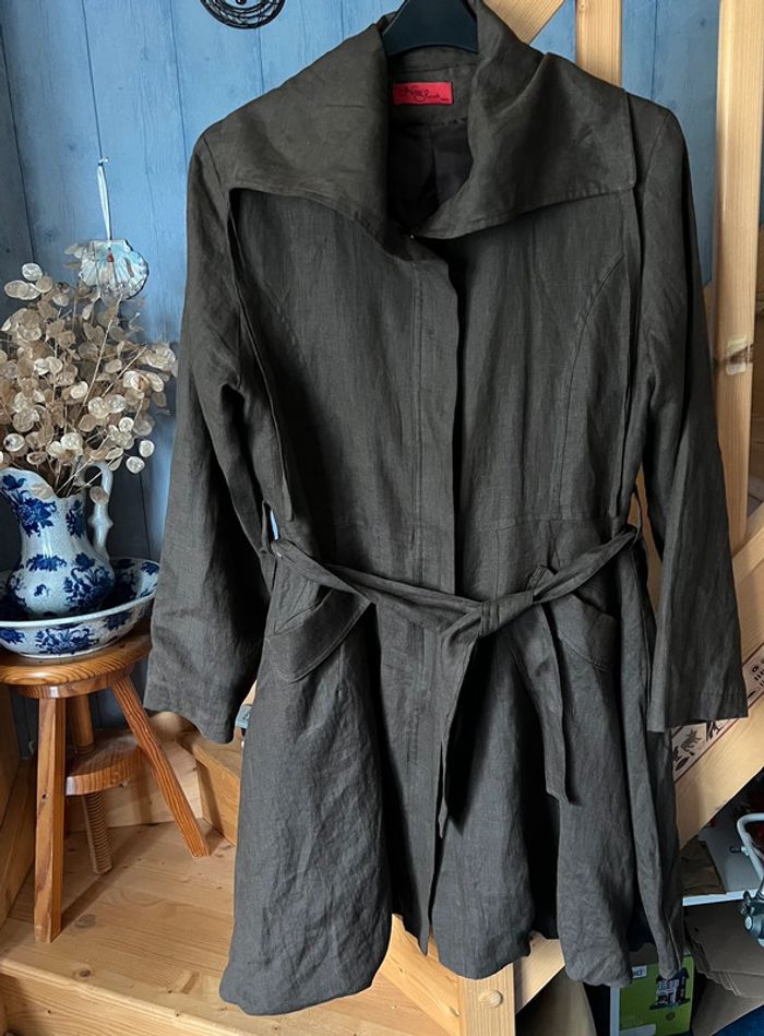 Veste longue ou trench