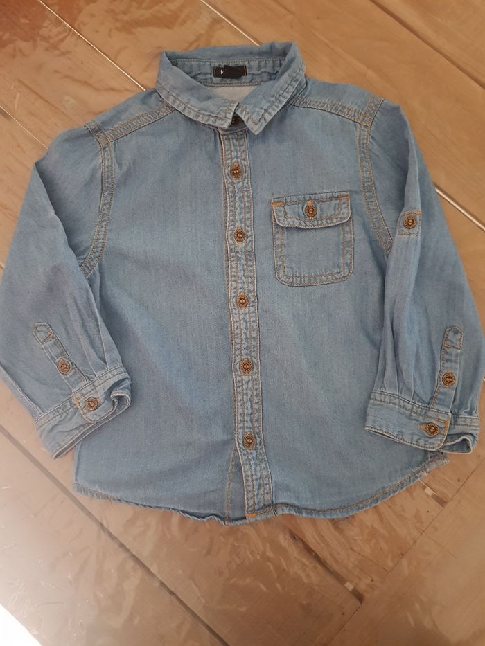 Chemise en jean bébé – Kiabi