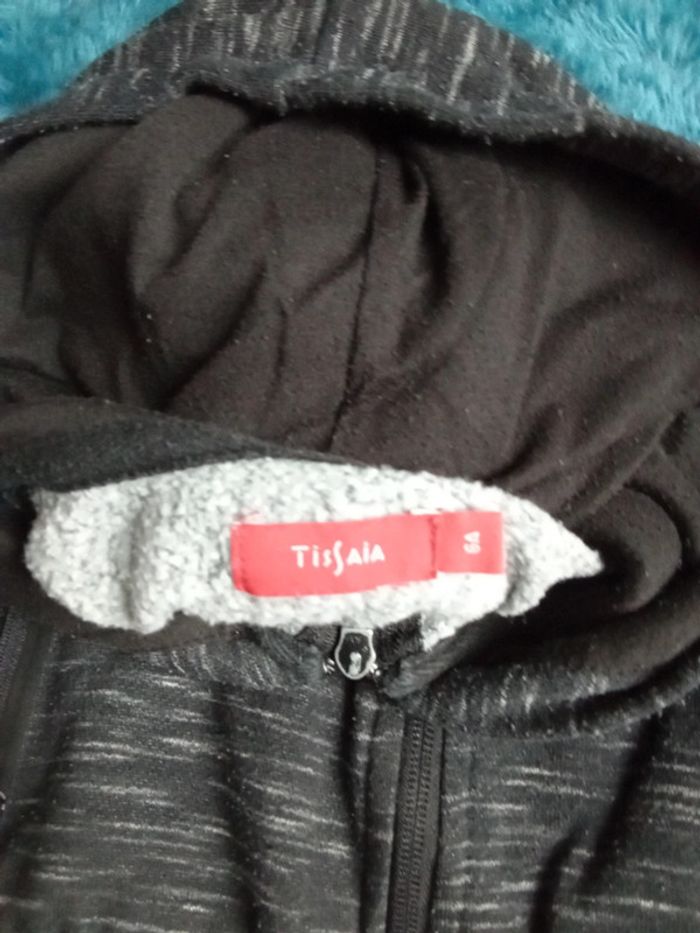 Gilet chiné noir Tissaia 6 ans - photo numéro 3