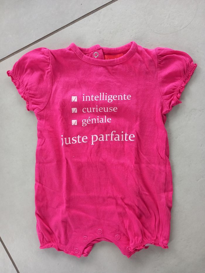 Combinaison d'été rose 6M Tissaia