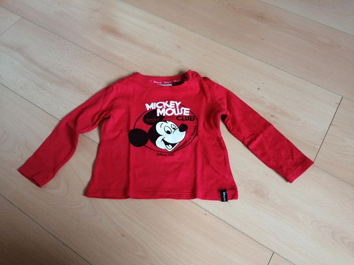 Tee shirt manche longue mickey