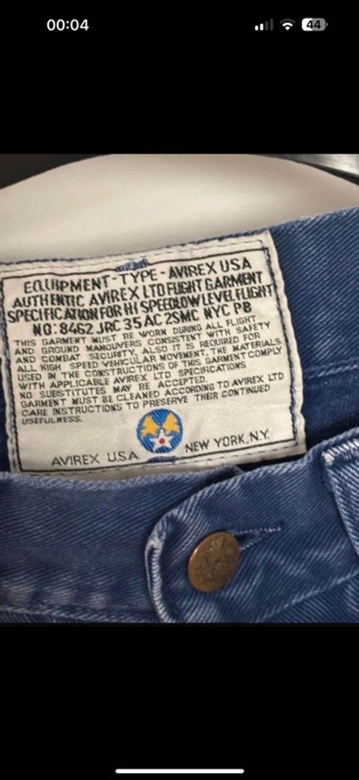 Jean vintage Avirex USA - Taille 40 - photo numéro 11