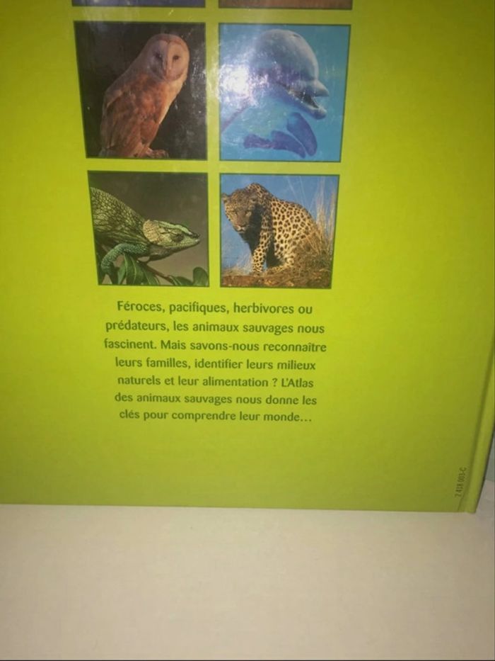 Livre 📖 les animaux sauvages Atlas des junirs 5€ - photo numéro 5