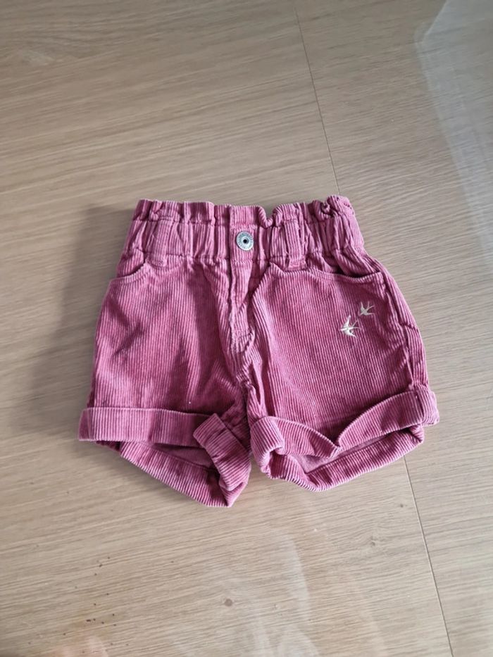 Short hiver velour vertbaudet