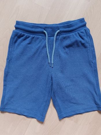 Short bleu 8 ans