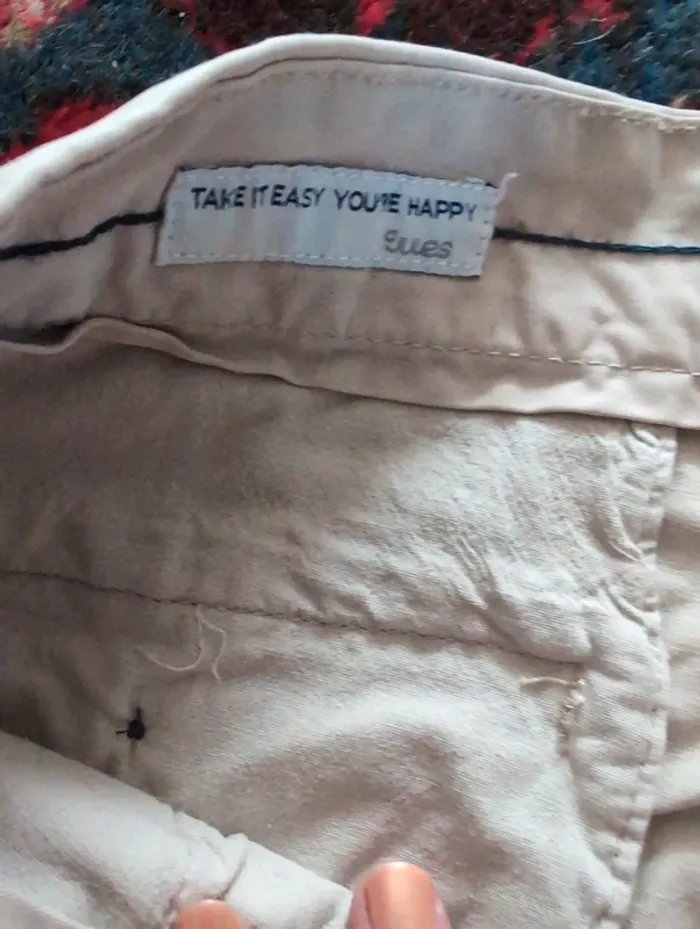 Bermuda Jules beige taille 40 - photo numéro 5