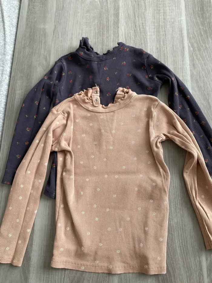 Lot de 2 tshirts manches longues kiabi 36 mois