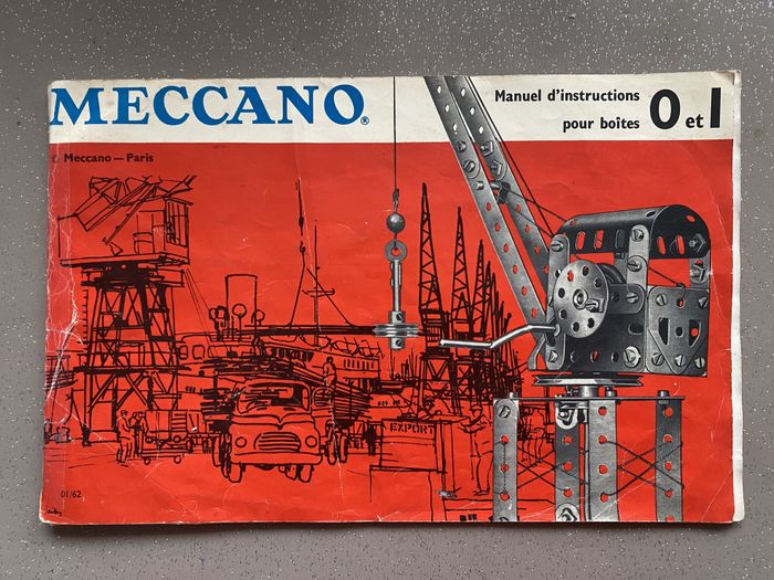 Manuel d’instructions pour boîte Meccano 0 et 1