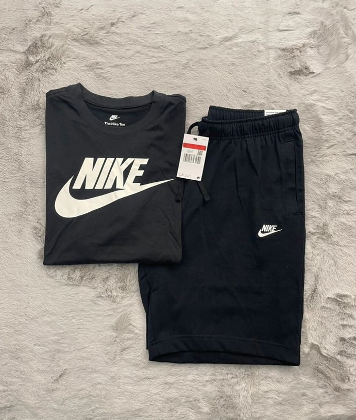 Ensemble Nike noir Short + T-shirt - Taille L