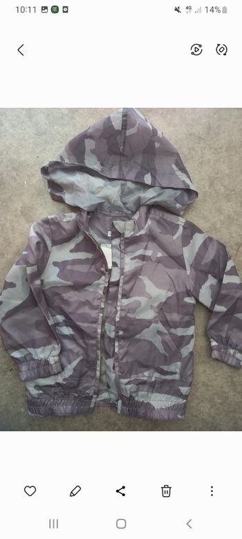 Veste impermeable plys chaussette