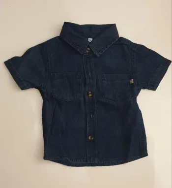 Chemise manche courte garçon 9 mois