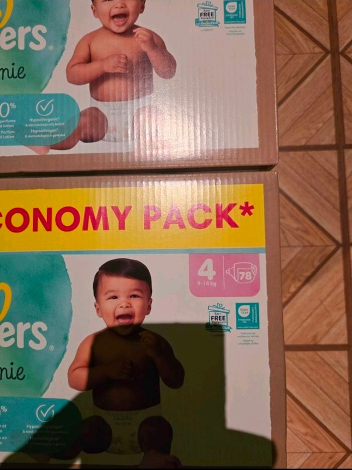 🌟 Pampers Harmonie 2x78 couches - Taille 4 (9 à 14 kg) 🌟 - photo numéro 2