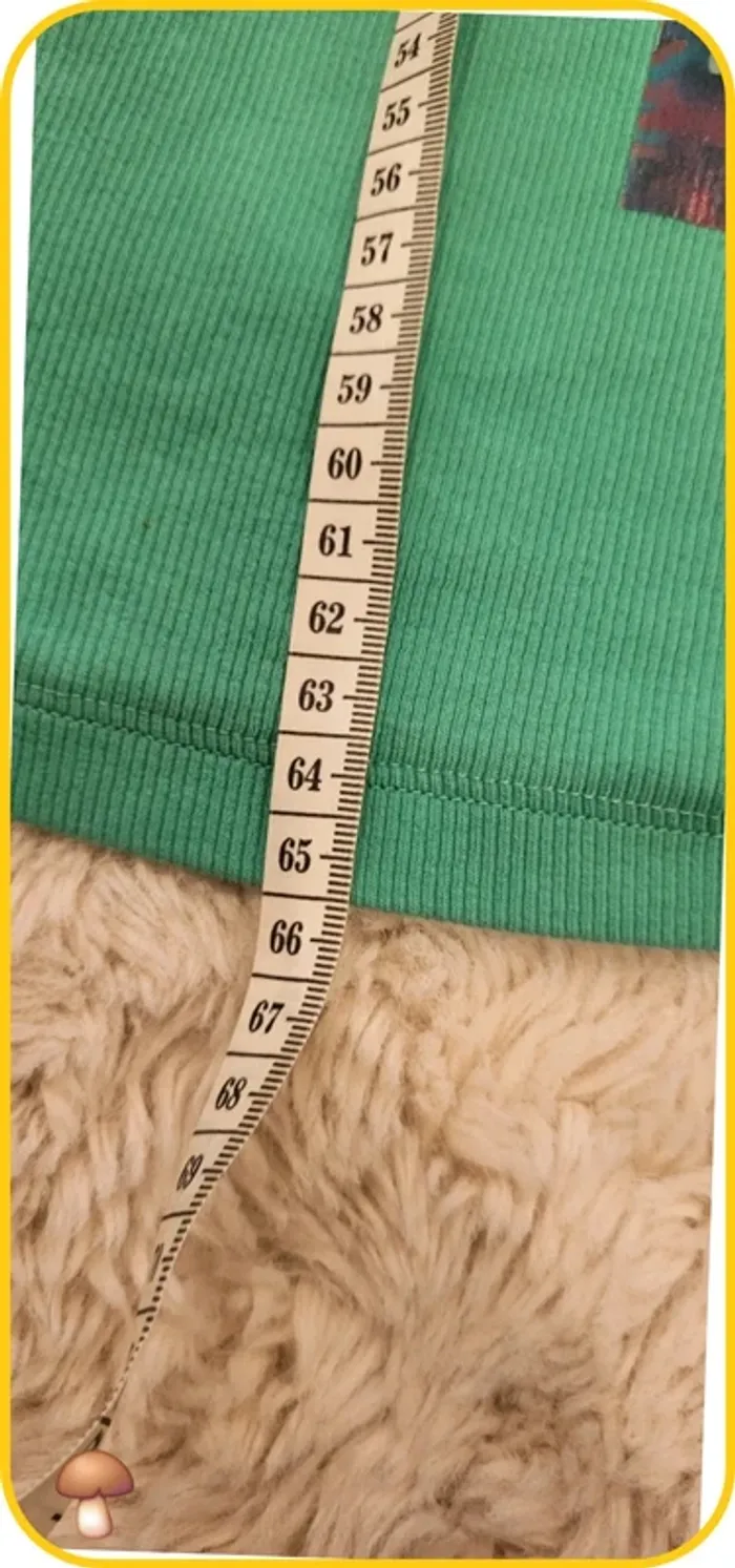 Débardeur Vert H&M XXL - Motif Loup Stylisé - photo numéro 5