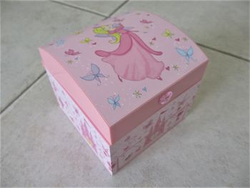 Boîte à bijoux musicale danseuse ballerine en plastique